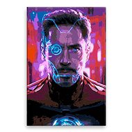 Iron Man 03 - 40 × 60 cm, canvas off the frame - Painting by Numbers