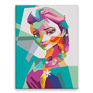 Elsa - 60 × 80 cm, canvas off the frame - Painting by Numbers