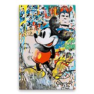 Mickey Mouse - 40 × 60 cm, without wooden frame - Painting by Numbers