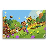 Minecraft - 120 × 80 cm, canvas off the frame - Painting by Numbers