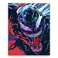 Enraged Venom - 80 × 100 cm, canvas off the frame - Painting by Numbers