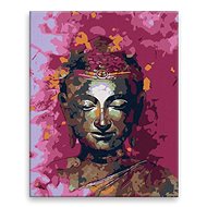 At Peace Buddha - 80 × 100 cm, canvas off the frame - Painting by Numbers