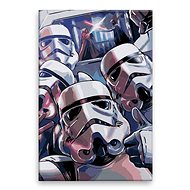 Star Wars 02 - 40 × 60 cm, canvas off the frame - Painting by Numbers