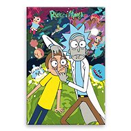 Rick and Morty 02 - 40 × 60 cm, canvas on frame - Painting by Numbers