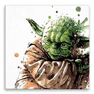 Yoda 02 - 80 × 80 cm, canvas off the frame - Painting by Numbers