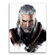 The Witcher 04 - 30 × 40 cm, canvas off the frame - Painting by Numbers