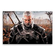 The Witcher 03 - 60 × 40 cm, canvas off the frame - Painting by Numbers
