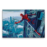 Spiderman 03 - 120 × 80 cm, canvas off the frame - Painting by Numbers