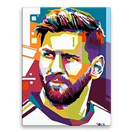Messi 01 - 30 × 40 cm, without wooden frame - Painting by Numbers