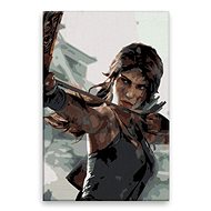 Lara Croft 01 - 80 × 120 cm, canvas on frame - Painting by Numbers