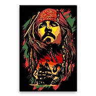 Jack Sparrow 03 - 40 × 60 cm, canvas off the frame - Painting by Numbers