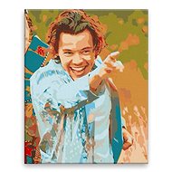 Harry Styles 03 - 80 × 100 cm, canvas off the frame - Painting by Numbers