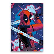 Deadpool 03 - 40 × 60 cm, canvas off the frame - Painting by Numbers