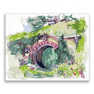 Hobbit House - 100 × 80 cm, without wooden frame - Painting by Numbers
