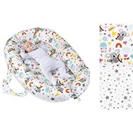 Bellatex - 30 × 70 cm - koala with rainbow - Baby Nest