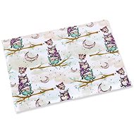 Bellatex for infants - 42 × 32 cm - thin - owl on a branch - Pillow
