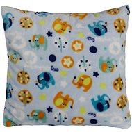 Bellatex Mazlík - dětský motiv - 38 × 38cm - sloník modrý - Pillow