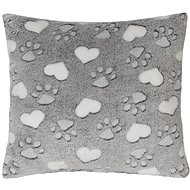 Bellatex Mazlík - dětský motiv - 38 × 38cm - tlapičky šedé - Pillow