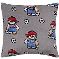 Bellatex Pet - children's motif - 38 × 38cm - dog with ball - Pillow