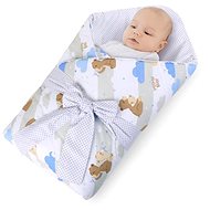 Bellatex Teddy Bears - 83 × 83 cm - Swaddle Blanket