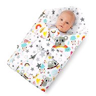 Bellatex Koala with rainbow - 83 × 83 cm - Swaddle Blanket