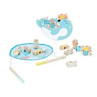 Rappa magnetic wooden fishing 24 pieces - Fishing Game