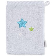 Sterntaler Terry cloth grey with stars, 15 × 21 cm, 7201731 - Washcloth