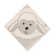 Sterntaler Terry towel with sheep appliqué Stanley 7141968 - Children's Bath Towel