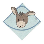 Sterntaler Terry towel with hood, Emmi donkey application, 80 × 80 cm, 7142000 - Children's Bath Towel