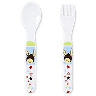 Sterntaler Spoon and fork donkey Emmi 6811464 - Children's Cutlery