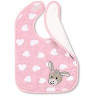 Sterntaler Terry bib impermeable donkey Emma, hearts 7051838 - Bib