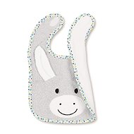 Sterntaler Terry bib impermeable donkey Erik, grey, tabs 7051731 - Bib