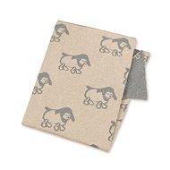 Sterntaler GOTS Blanket knitted double-sided sheep grey 80 × 100 cm 9271982 - Blanket