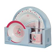 Sterntaler Children's dining set, polypropylene, 5 pieces, donkey Emma 6801838 - Children's Dining Set