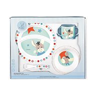 Sterntaler Children's dining set, polypropylene, 5 pieces, donkey Emmi 6802000 - Children's Dining Set