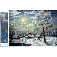 Norimpex Snowy Winter Landscape 40 × 30cm - Diamond Painting