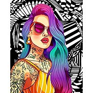 Norimpex Rebelka 40 × 30 cm - Diamond Painting