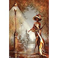 Norimpex Večerní procházka 40 × 30 cm - Diamond Painting