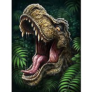 Norimpex Dinosauří řev 40 × 30 cm - Diamond Painting