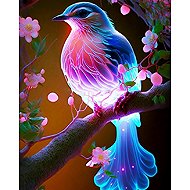 Norimpex Kouzelný pták 40 × 30 cm - Diamond Painting