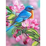 Norimpex On a Blooming Cherry Tree 40 × 30cm - Diamond Painting