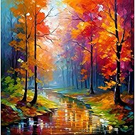 Norimpex Klid v lese 30 × 40 cm - Diamond Painting