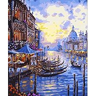 Norimpex Gondoly v Benátkách 30 × 40 cm - Diamond Painting