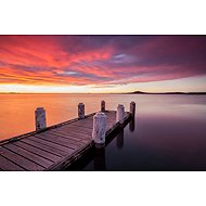 Norimpex Pier on Lake Illawarra 30 × 40 cm - Diamond Painting