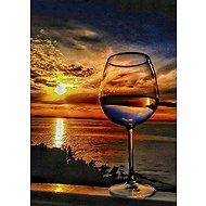 Norimpex Coastal glass 30 × 40 cm - Diamond Painting