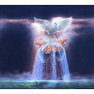 Norimpex Heavenly Dove 30 × 40 cm - Diamond Painting