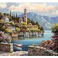 Norimpex Italské pobřeží 30 × 40 cm - Diamond Painting
