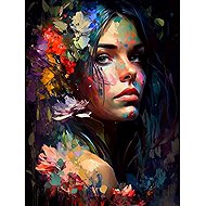 Norimpex Barevný obraz ženy 30 × 40 cm - Diamond Painting