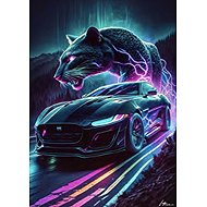 Norimpex Magický panter 30 × 40 cm - Diamond Painting
