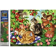 Norimpex Animal picnic 30 × 40 cm - Diamond Painting